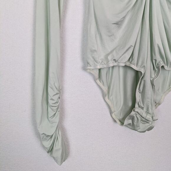 NWT Young Fabulous & Broke Pastel Green Long Sleeve Bodysuit - Picture 4 of 6